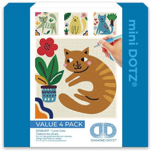 Diamond Dotz Mini Dotz - I Love Cats