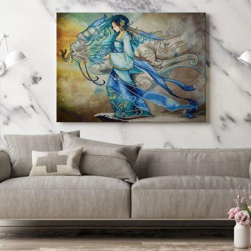 Diamond Dotz Diamond Kit  - Dragon Princess 85x67cm