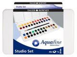 Daler Rowney Aquafine Studio Studio Set Half Pan Set 48 - Half Pan Set 48