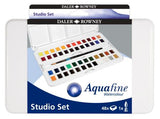 Daler Rowney Aquafine Studio Studio Set Half Pan Set 48 - Half Pan Set 48