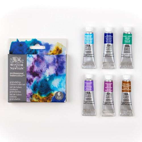Winsor & Newton Professional Watercolour Themed Sets - Granulating Set 6