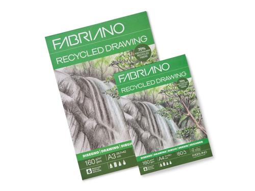 Fabriano Recyled Drawing Pads - 200gsm A3 25 Sheets