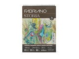 Fabriano Storia Spiral Pads - 180gsm 24x32cm 30 Sheets