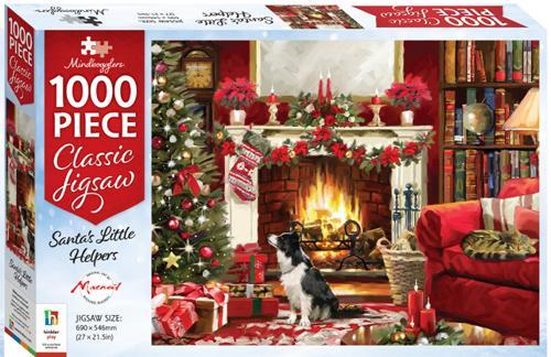 Santa's Little Helpers Christmas 1000 Piece Jigsaw - Mindbogglers