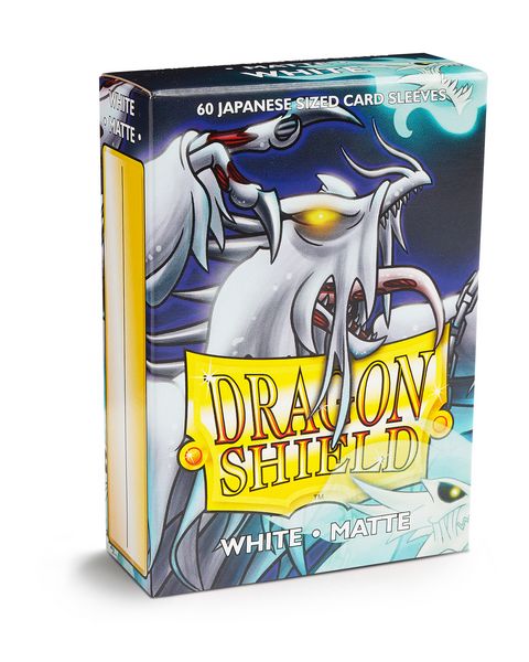 Dragon Shield Japanese Size Matte Card Sleeves - White
