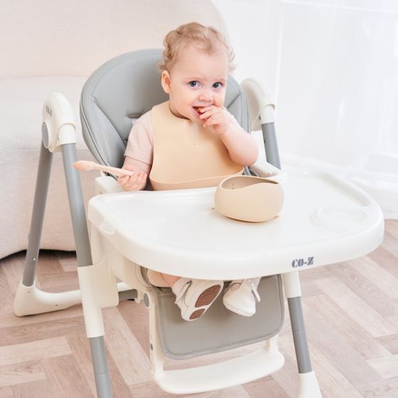 Silicone Suction Bowl - Beige - Mombella