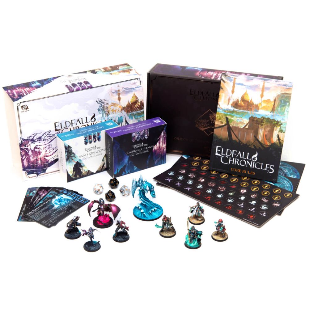 Eldfall Chronicles - Two Player Starter Set: Coalition of Thenion vs Sand