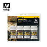 Vallejo - Pigments - Set Dust & Dirt 35ml