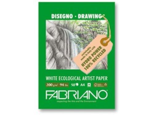 Ecological Paper 70x100cm, 200gsm, 10 sheets, FSC certified, ideal for eco-friendly writing, drawing, and printing.