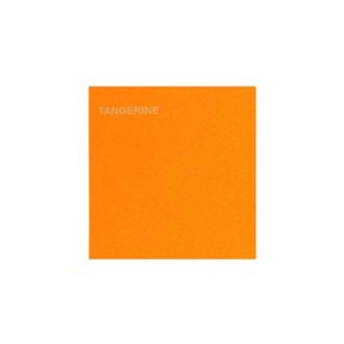 Vibrant tangerine stiffcard paper pack of 25, perfect for art projects and presentations with a smooth matte finish.