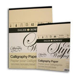 A3 calligraphy pad with 30 sheets of premium parchment-style paper for elegant lettering and ink flow.