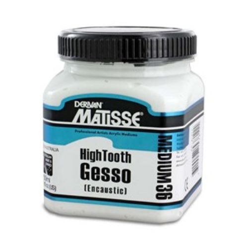 Matisse Mm36 250ml Encaustic Gesso in a bottle, perfect for creating a flexible, textured surface for encaustic painting.