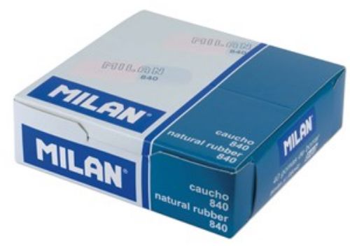 Milan Eraser 840 Pencil & Ink Natural Ru - Pack of 20