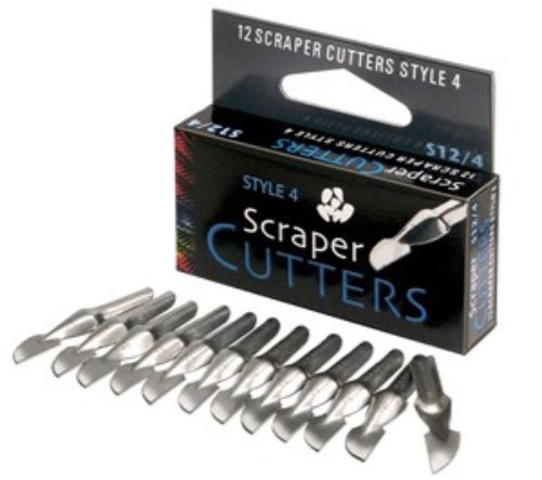 Versatile Scraper Cutter No.4 for precision cutting, scraping, and DIY projects with an ergonomic grip for comfort.