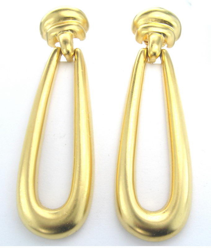 Earrings - Matt Gold - Mg