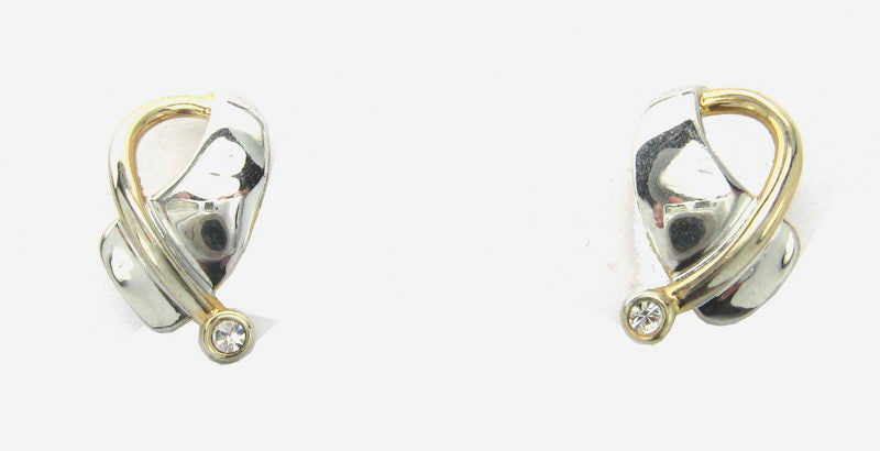 Earrings Two Tone