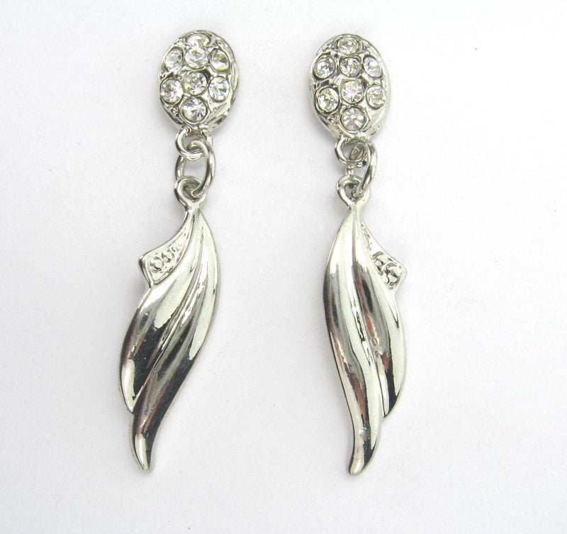 Earrings Rhodium. Gold- Version 2