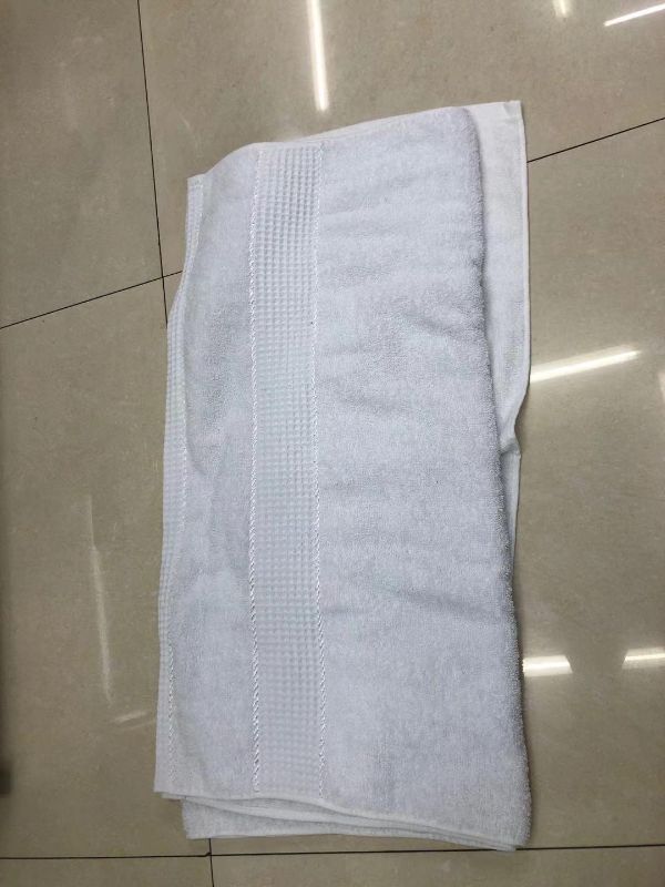 Bath Towel White 140cm (Set of 3)