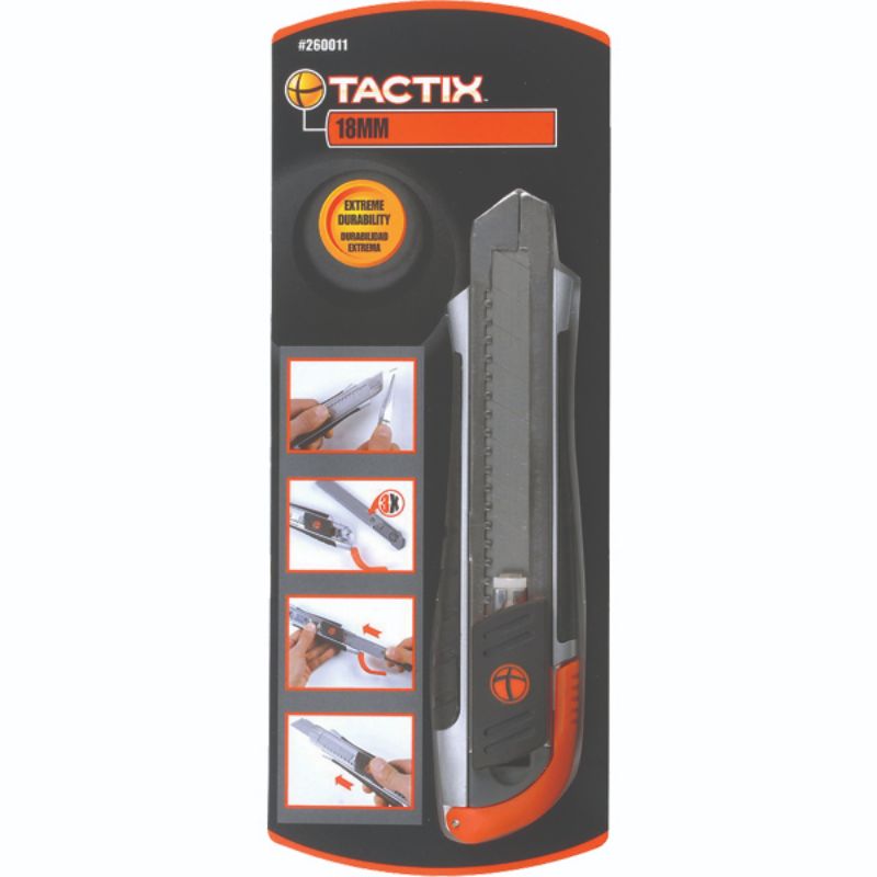 Tactix Knife Snap-off 18mm Zinc-Al Alloy