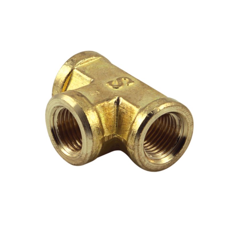 Champion Brass 1/4in Female 'T' Joiner