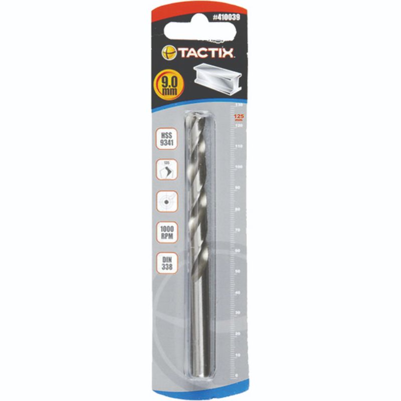 Tactix HSS Twist Drill 9mm**