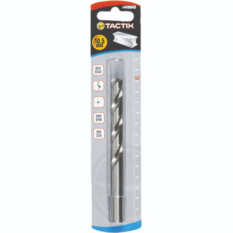 Tactix HSS Twist Drill 10.5mm**