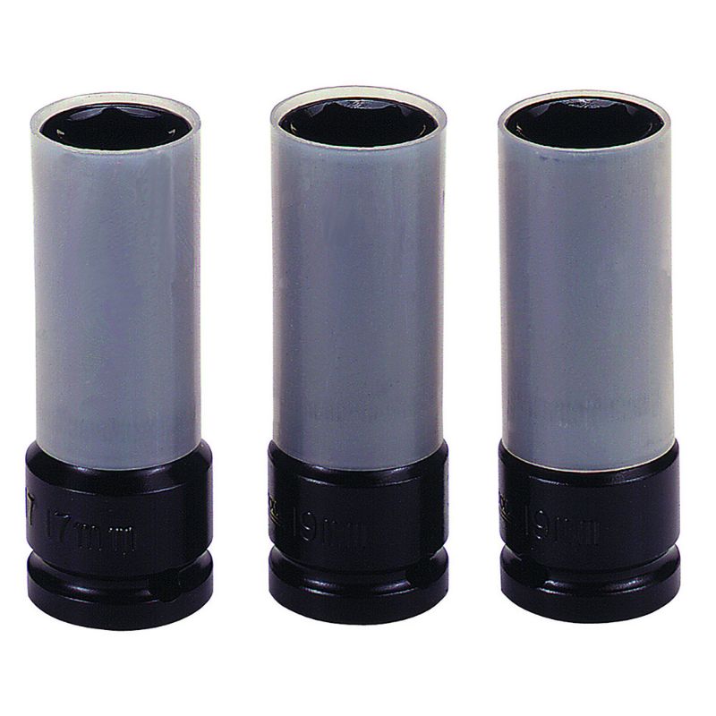 Teng 3pc 1/2in Dr. Impact Wheel Nut Socket Set