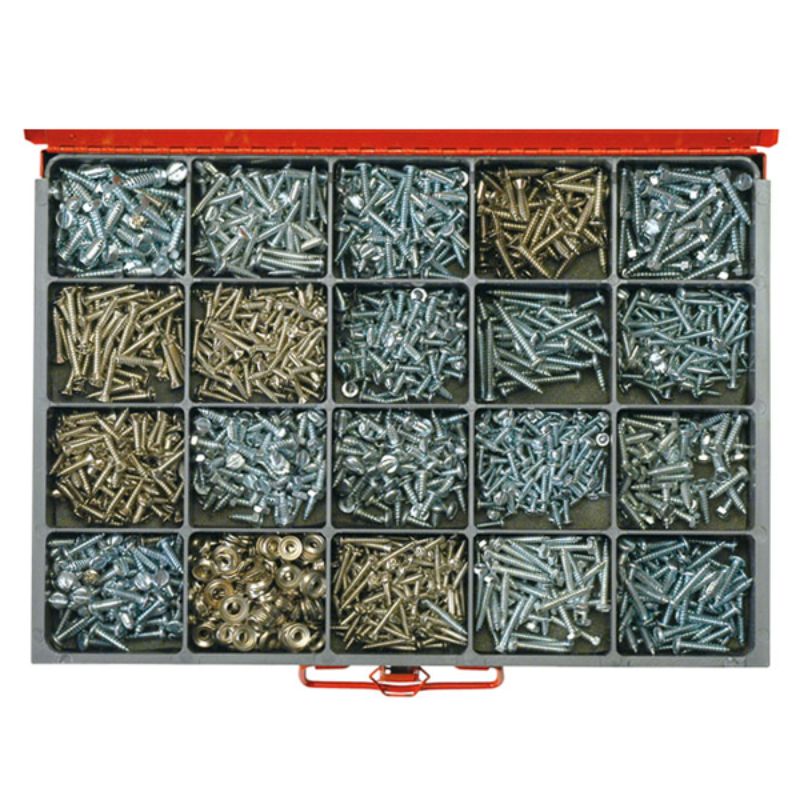 Champion Master Kit 1680pc Comb Self Tapping Screw Asst