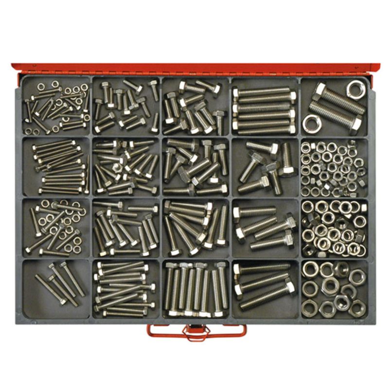 Champion 316pc Metric Set Screw & Nut Assortment 304/A2