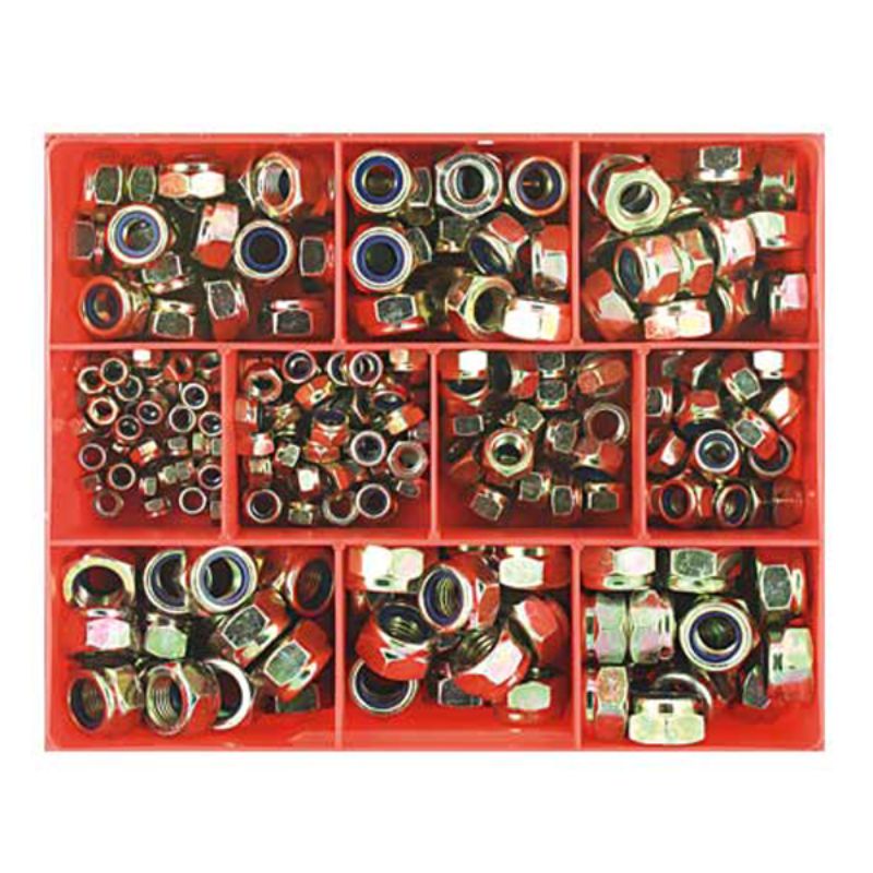 Champion 270pc MM Nylon Insert Self-Locking Nut Assortment