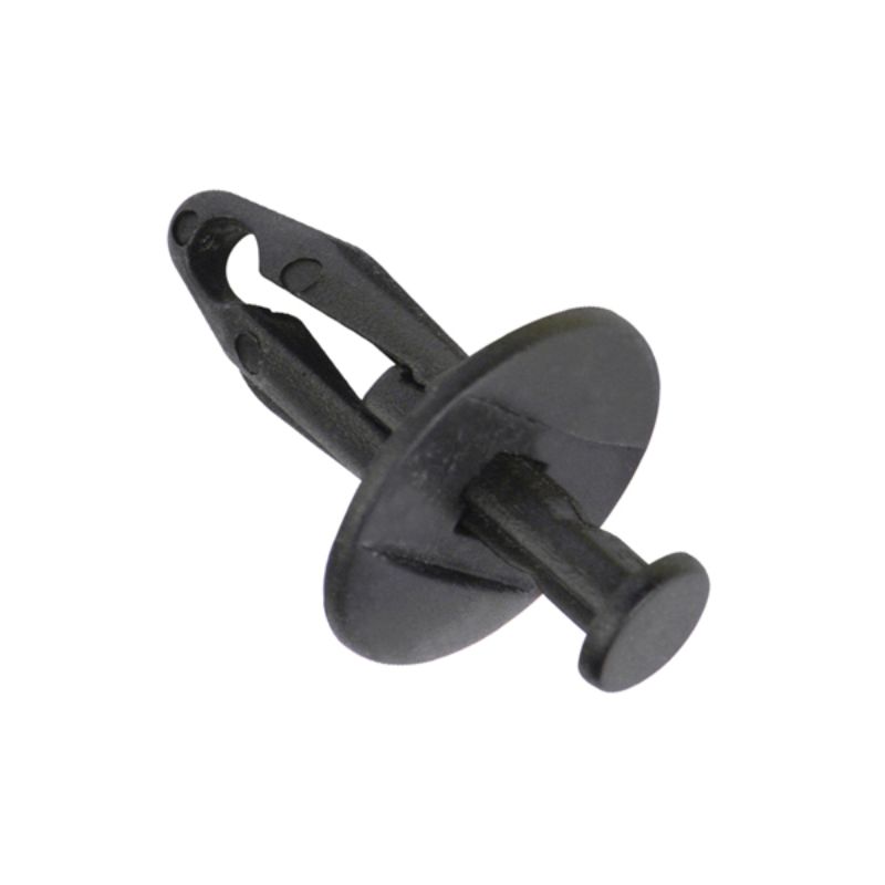 Champion Plastic Push Rivet Black 11mm Head x 18mm - 50pk