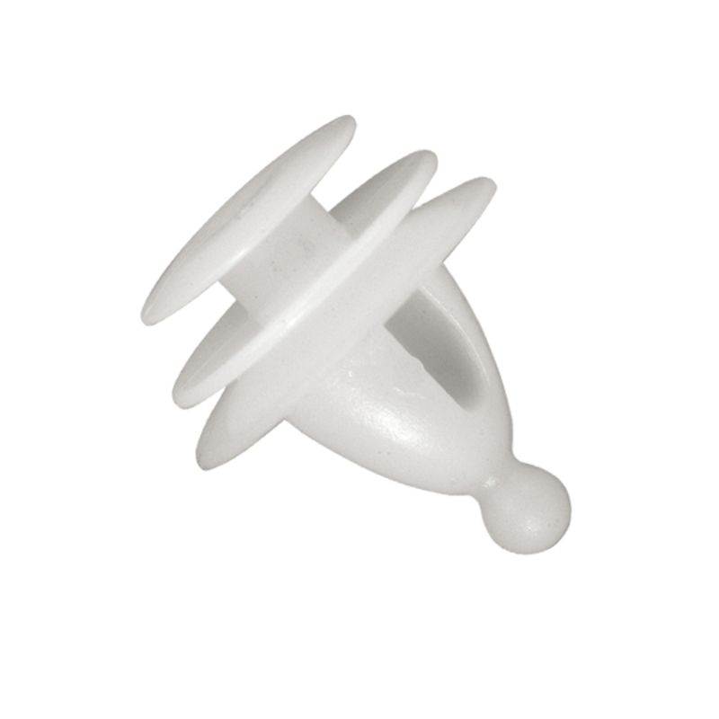 Champion Door Trim Clip White 13mm x 14mm - 50pk
