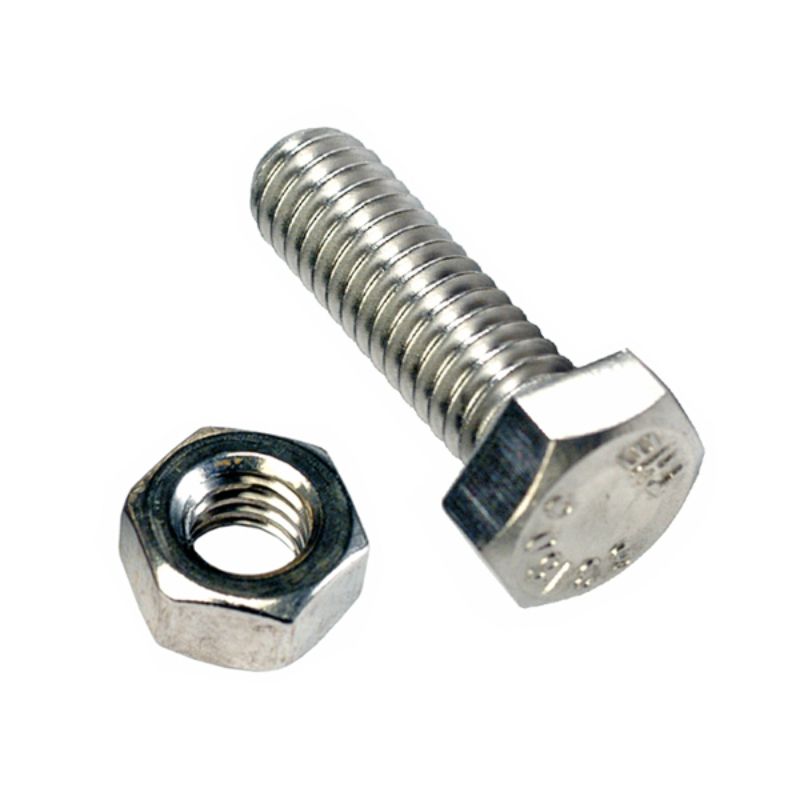 Champion M12 x 100 Set Screw & Nut (C) - GR8.8