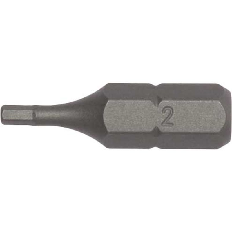 Teng 3Pc 1/4in Hex 8mm Hex Bit x 25mm (L)