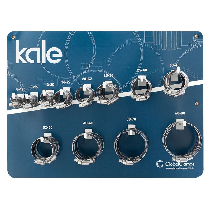 Kale 102pc Wall Merchandiser w/Stock WD 9/12mm W4**