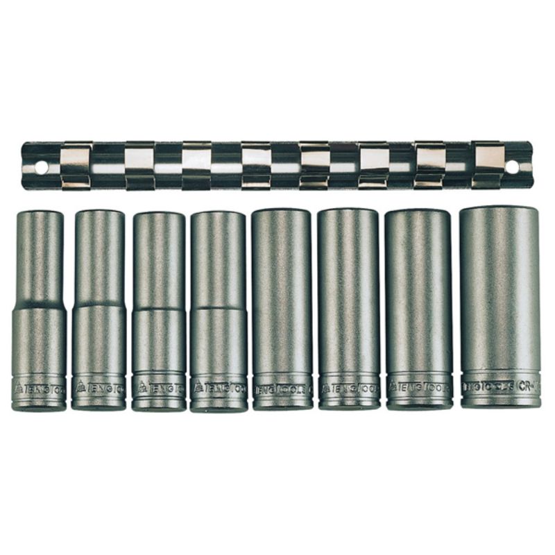 Teng 9pc 1/2in Dr. Deep Socket Set 13-24mm 6Pnt