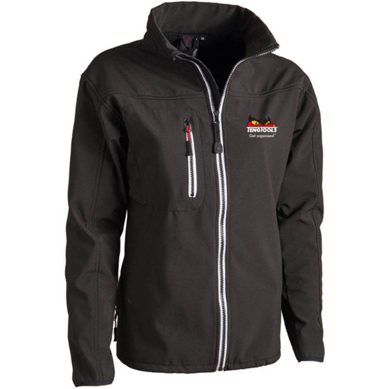 Teng Soft-shell Jacket (Black) - Lrg