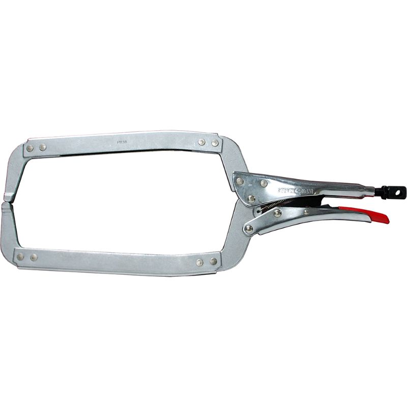 Stronghand Locking C-Clamp (OAL 450mm Round Tip)