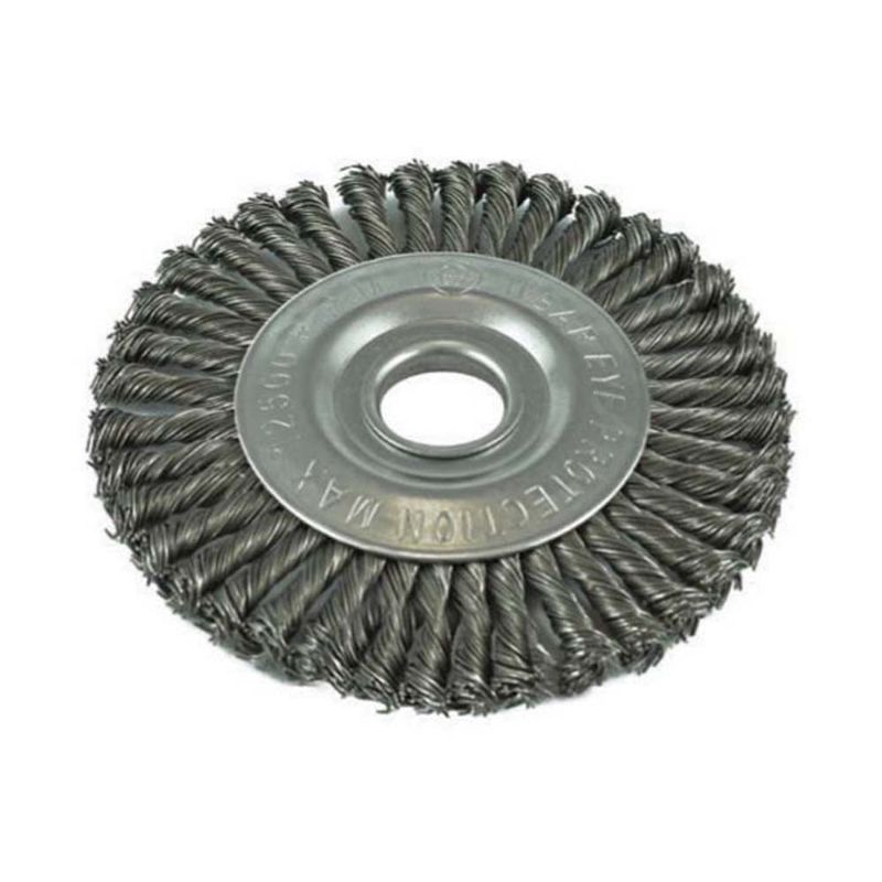 ITM Twist Knot Pipeline Wheel Brush Steel 178mm
