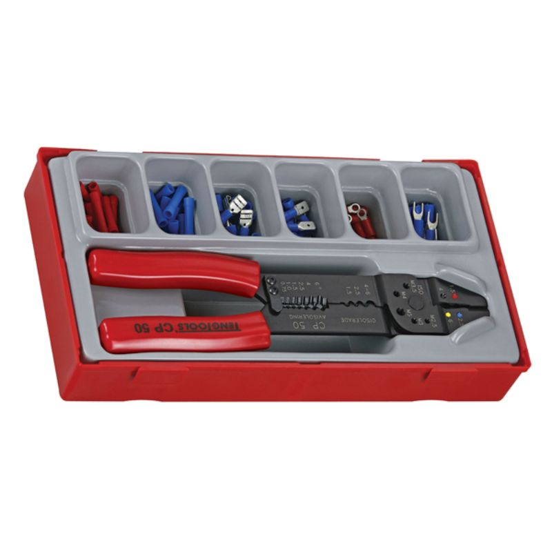 Teng 121pc Crimping Set w/ Terminals - TC-Tray