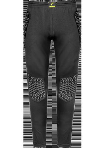 Junior Padded Goalkeeper Pants Reusch Core Black/Yellow Size YL