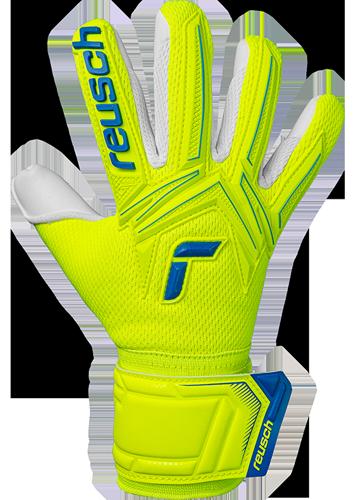 Junior Goalkeeper Gloves Reusch Attrakt Freegel Advance Yellow/Blue Size 5