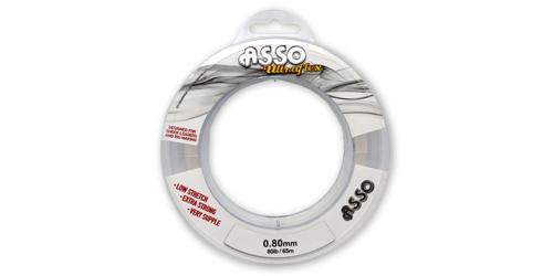 Nylon Fishing Leader Wrist Spool Asso Ultraflex 65m 80lb