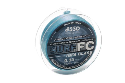 Surfcasting Nylon Fishing Line Asso Surf Blue 1000m 16lb