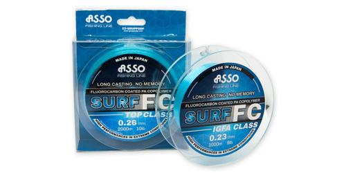 Surfcasting Nylon Fishing Line Asso Surf Blue 1000m 16lb