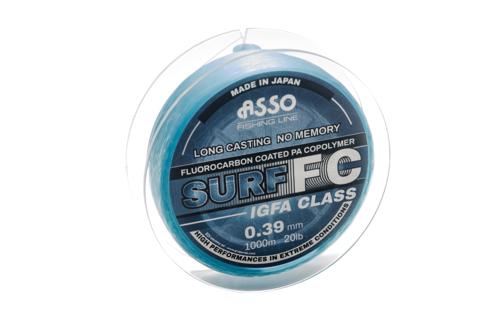 Surfcasting Nylon Fishing Line Asso Surf Blue 1000m 20lb