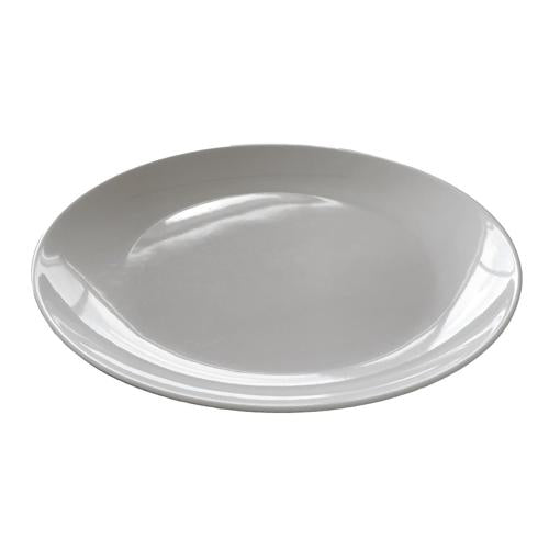 Camping Dinner Plate White Melamine Southern Alps 22cm