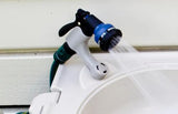 Large Outdoor Sink and Hose Hanger Maze
