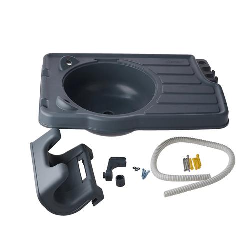 Large Outdoor Sink and Hose Hanger Maze