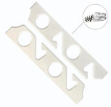 Fishing Rod Storage Rack Wall Mount 4 Rods White